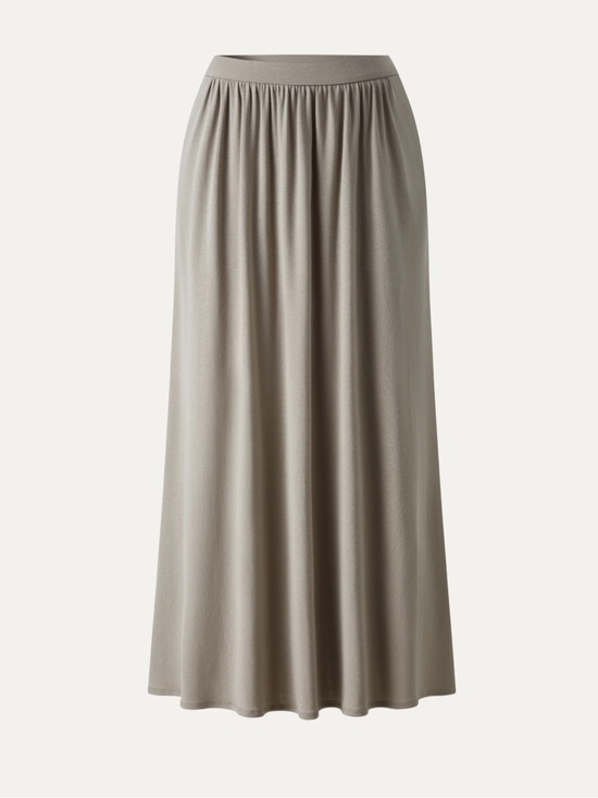OGL Dresses & Skirts - NWT OGL Tencel European Linen Soft Linen Knit A-Line Maxi Skirt Pockets MP
